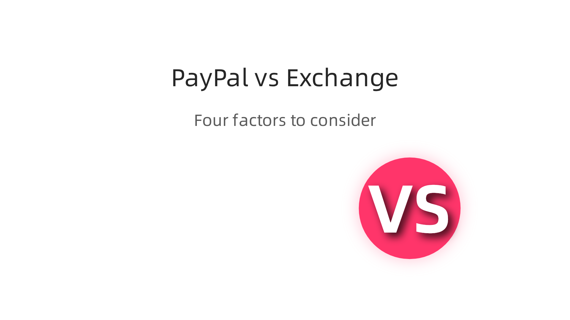 An infographic comparing key factors when choosing between buying crypto directly on PayPal and using an external exchange that accepts PayPal.