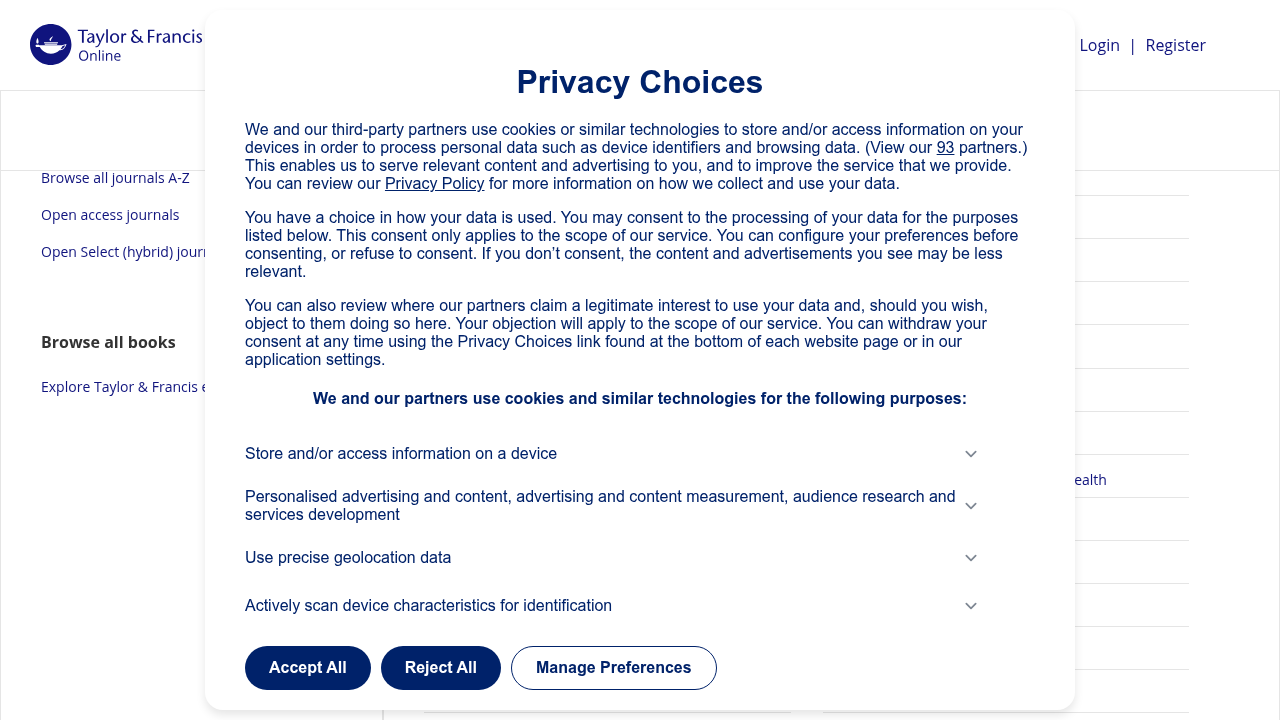 Screenshot of a Taylor & Francis Online academic paper highlighting the benefits of diversifying across cryptocurrency asset categories.