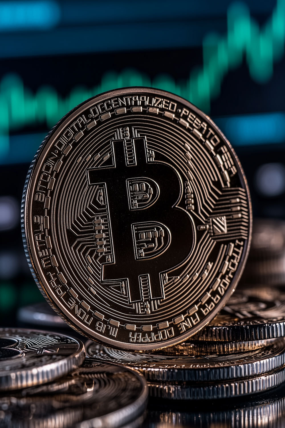 An everyday crypto user looks confused by the complex and rapidly evolving world of digital currencies, trying to understand new tokens.